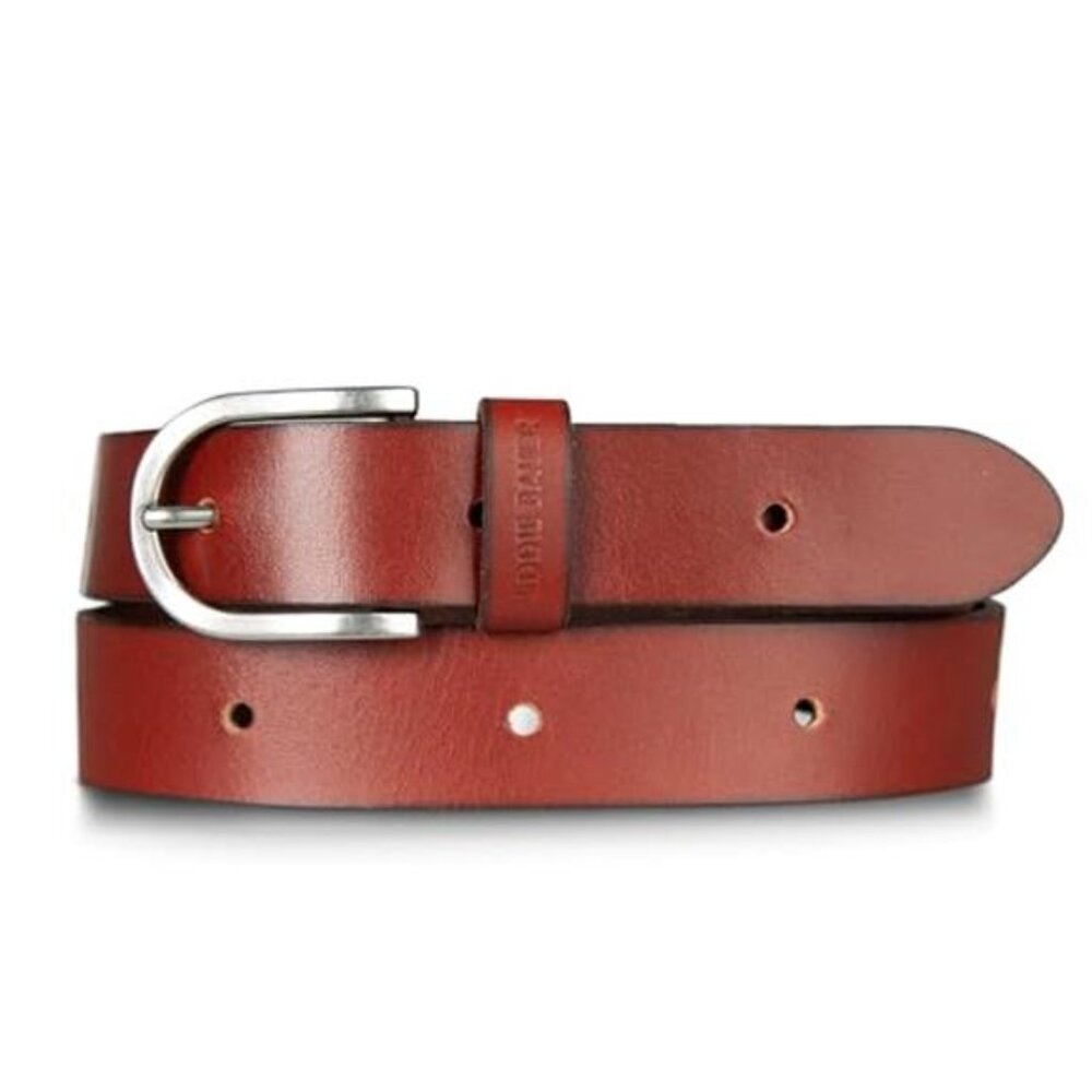 Womens Genuine Leather Belt Metal Buckle Casual Adjustable
